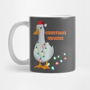 Christmas Quacker funny Xmas joke Mug